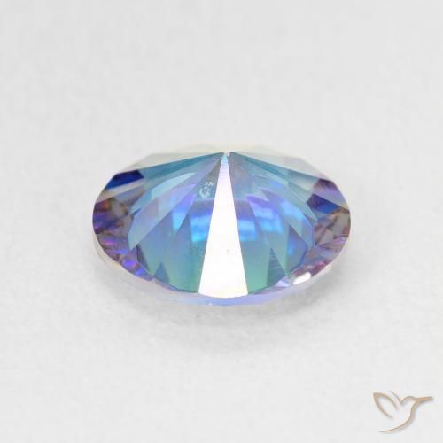 Quartz mystique Bleu multicolore naturelle Tour, 1.76 ct, VS