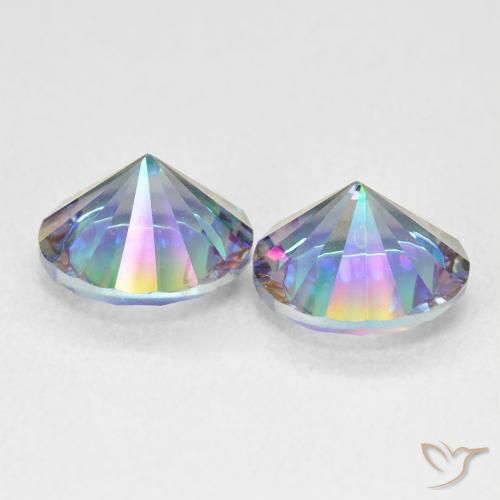 Shop natural 3.26ct Bleu multicolore Quartz mystique gems, Tour, from Brésil at GemSelect. In stock, global shipping!