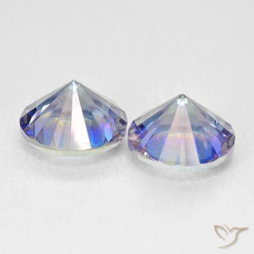 Shop natural 3.46ct Bleu multicolore Quartz mystique gems, Tour, from Brésil at GemSelect. In stock, global shipping!