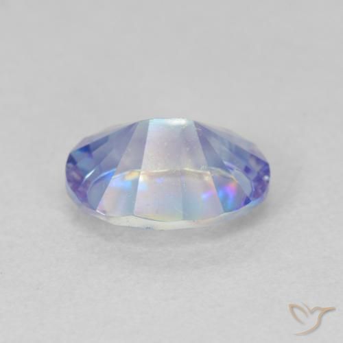 Quartz mystique Multicolore naturelle ovale, 1.72 ct, VVS-VS