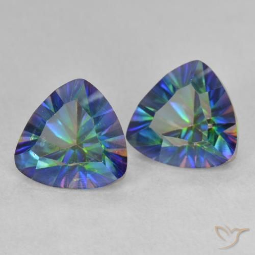 Shop natural 2.24ct Multicolore Quartz mystique gems, Trillion, from Brésil at GemSelect. In stock, global shipping!