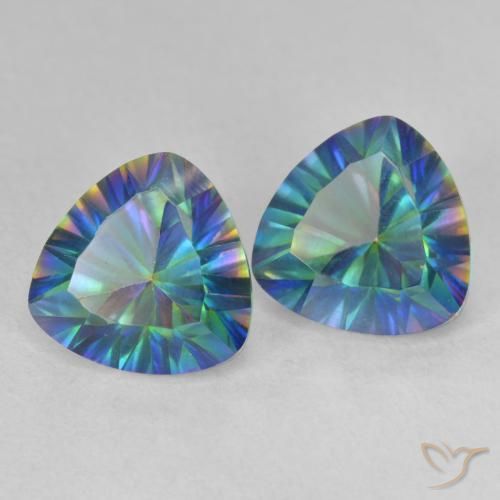 Shop natural 3.75ct Multicolore Quartz mystique gems, Trillion, from Brésil at GemSelect. In stock, global shipping!