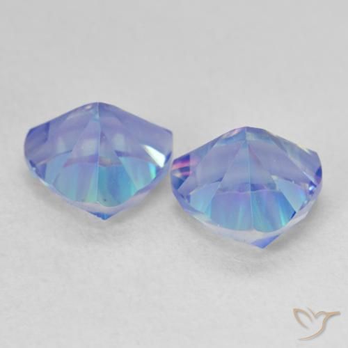 Shop natural 2.28ct Bleu multicolore Quartz mystique gems, Trillion, from Brésil at GemSelect. In stock, global shipping!