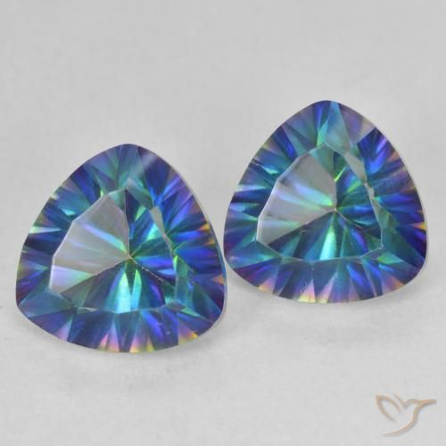 Shop natural 3.89ct Multicolore Quartz mystique gems, Trillion, from Brésil at GemSelect. In stock, global shipping!