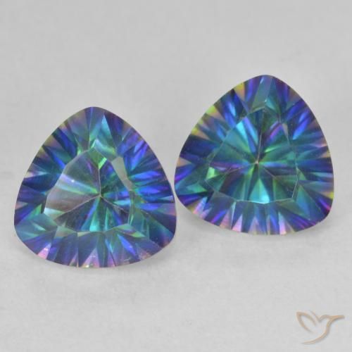 Shop natural 3.78ct Multicolore Quartz mystique gems, Trillion, from Brésil at GemSelect. In stock, global shipping!