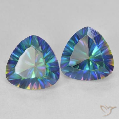 Shop natural 3.60ct Multicolore Quartz mystique gems, Trillion, from Brésil at GemSelect. In stock, global shipping!