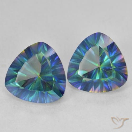 Shop natural 3.65ct Multicolore Quartz mystique gems, Trillion, from Brésil at GemSelect. In stock, global shipping!