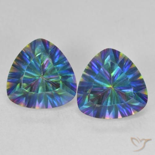 Shop natural 3.64ct Multicolore Quartz mystique gems, Trillion, from Brésil at GemSelect. In stock, global shipping!