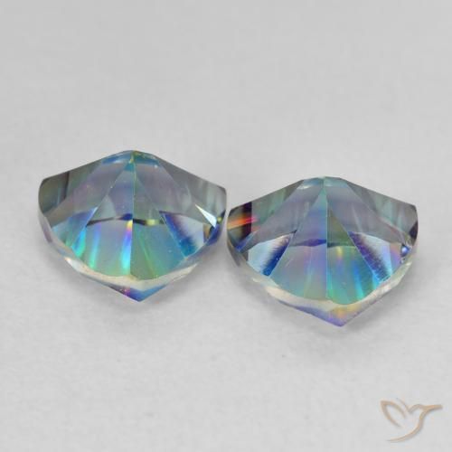 Shop natural 2.28ct Multicolore Quartz mystique gems, Trillion, from Brésil at GemSelect. In stock, global shipping!