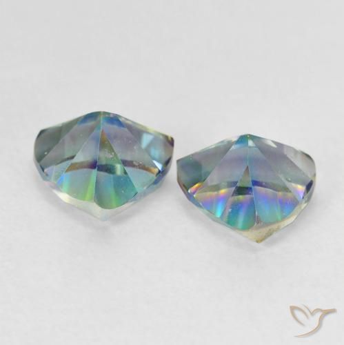 Shop natural 1.46ct Multicolore Quartz mystique gems, Trillion, from Brésil at GemSelect. In stock, global shipping!