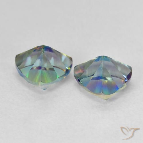 Shop natural 1.42ct Multicolore Quartz mystique gems, Trillion, from Brésil at GemSelect. In stock, global shipping!