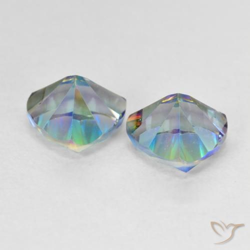 Shop natural 2.14ct Multicolore Quartz mystique gems, Trillion, from Brésil at GemSelect. In stock, global shipping!