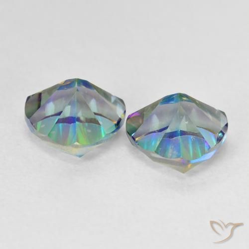Shop natural 2.25ct Multicolore Quartz mystique gems, Trillion, from Brésil at GemSelect. In stock, global shipping!