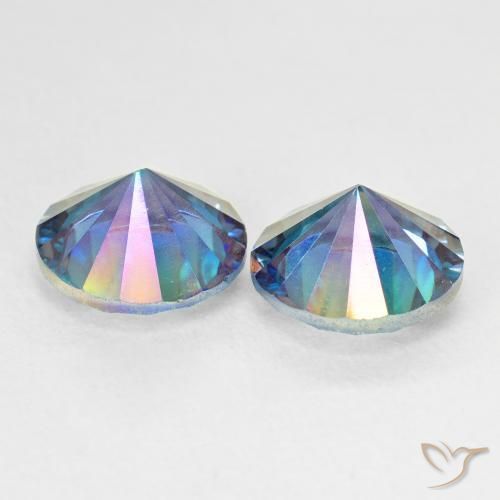 Shop natural 4.84ct Bleu multicolore Quartz mystique gems, Tour, from Brésil at GemSelect. In stock, global shipping!