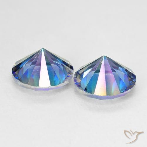Shop natural 4.68ct Bleu multicolore Quartz mystique gems, Tour, from Brésil at GemSelect. In stock, global shipping!