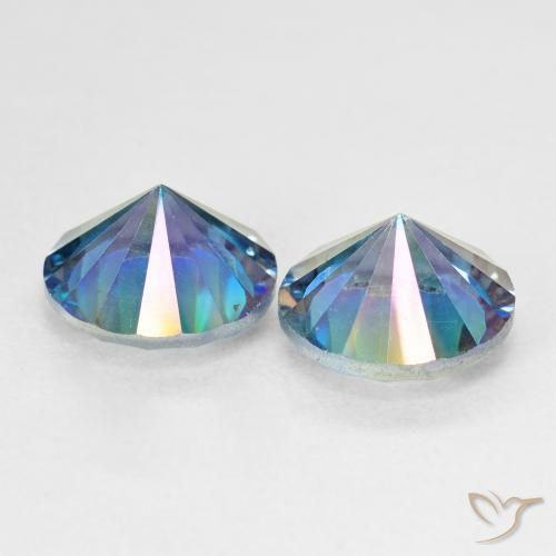 Shop natural 4.77ct Bleu multicolore Quartz mystique gems, Tour, from Brésil at GemSelect. In stock, global shipping!