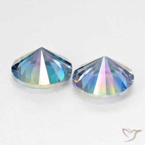 Shop natural 4.85ct Bleu multicolore Quartz mystique gems, Tour, from Brésil at GemSelect. In stock, global shipping!