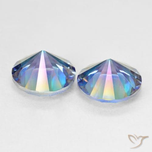 Shop natural 4.78ct Bleu multicolore Quartz mystique gems, Tour, from Brésil at GemSelect. In stock, global shipping!