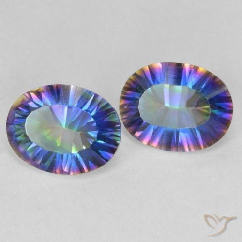 Shop natural 3.30ct Multicolore Quartz mystique gems, ovale, from Brésil at GemSelect. In stock, global shipping!
