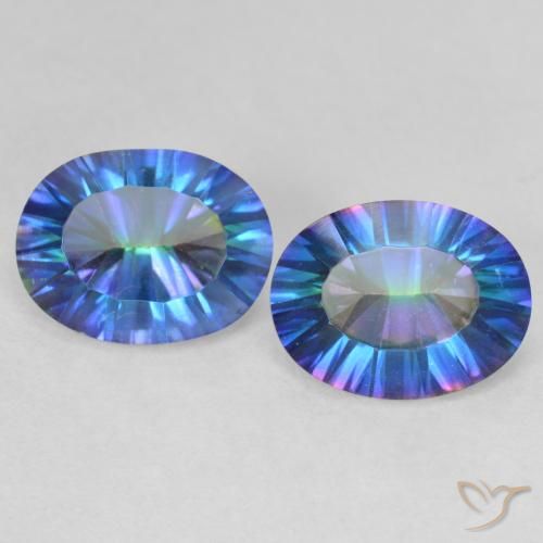 Shop natural 3.39ct Multicolore Quartz mystique gems, ovale, from Brésil at GemSelect. In stock, global shipping!