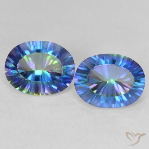 Shop natural 3.50ct Multicolore Quartz mystique gems, ovale, from Brésil at GemSelect. In stock, global shipping!