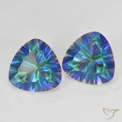 Shop natural 3.78ct Multicolore Quartz mystique gems, Trillion, from Brésil at GemSelect. In stock, global shipping!