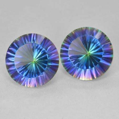 Shop natural 7.63ct Multicolore Quartz mystique gems, Tour, from Brésil at GemSelect. In stock, global shipping!