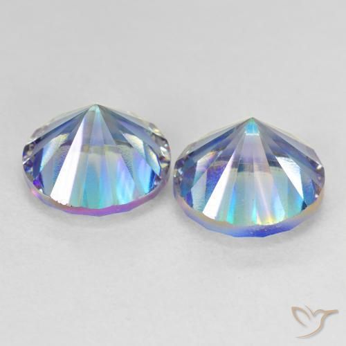 Shop natural 7.47ct Bleu multicolore Quartz mystique gems, Tour, from Brésil at GemSelect. In stock, global shipping!