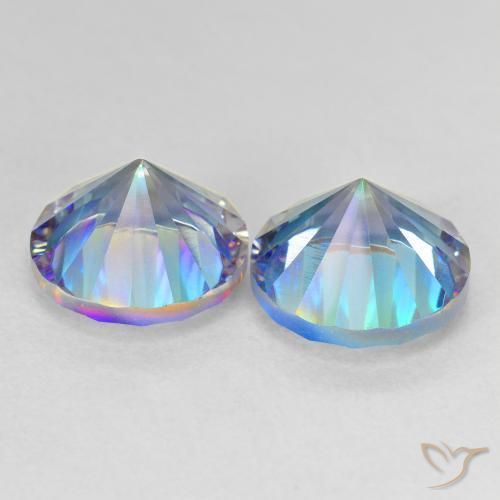 Shop natural 7.01ct Bleu multicolore Quartz mystique gems, Tour, from Brésil at GemSelect. In stock, global shipping!