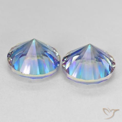 Shop natural 7.37ct Bleu multicolore Quartz mystique gems, Tour, from Brésil at GemSelect. In stock, global shipping!