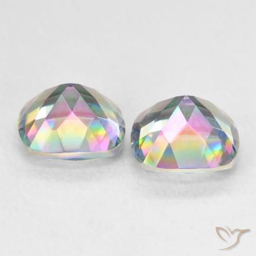 Shop natural 2.74ct Multicolore Quartz mystique gems, Coussin, from Brésil at GemSelect. In stock, global shipping!