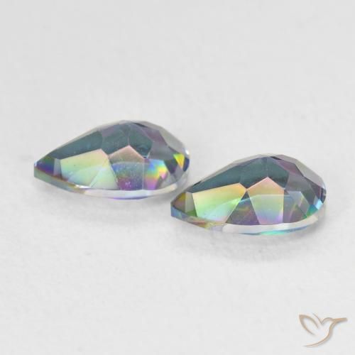 Shop natural 1.25ct Multicolore Quartz mystique gems, En forme de poire, from Brésil at GemSelect. In stock, global shipping!