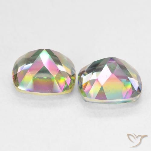 Shop natural 2.79ct Multicolore Quartz mystique gems, Coussin, from Brésil at GemSelect. In stock, global shipping!