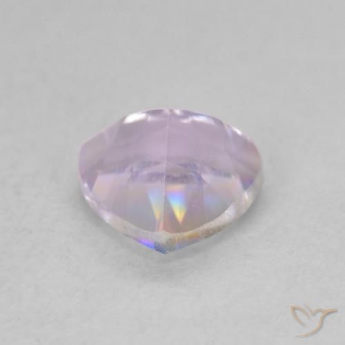 Quartz mystique Multicolore naturelle Trillion, 0.77 ct, VVS-VS