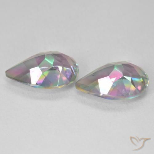 Shop natural 5.76ct Multicolore Quartz mystique gems, En forme de poire, from Brésil at GemSelect. In stock, global shipping!