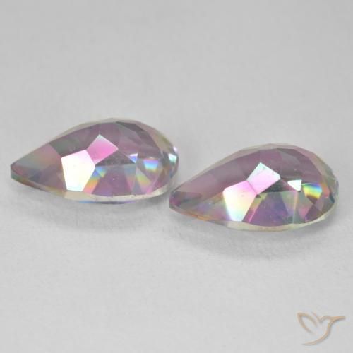 Shop natural 5.93ct Multicolore Quartz mystique gems, En forme de poire, from Brésil at GemSelect. In stock, global shipping!