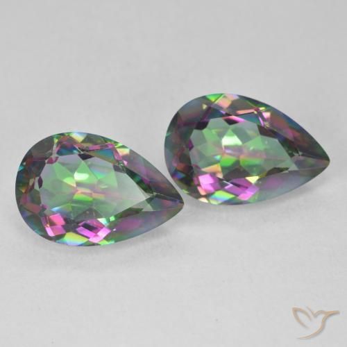 Shop natural 5.73ct Multicolore Quartz mystique gems, En forme de poire, from Brésil at GemSelect. In stock, global shipping!