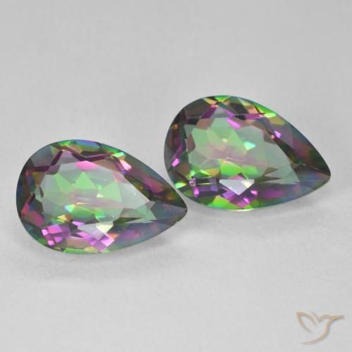 Shop natural 6.06ct Multicolore Quartz mystique gems, En forme de poire, from Brésil at GemSelect. In stock, global shipping!