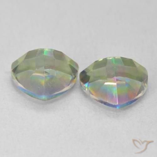 Shop natural 2.23ct Multicolore Quartz mystique gems, Trillion, from Brésil at GemSelect. In stock, global shipping!