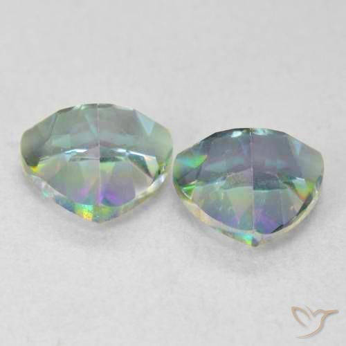 Shop natural 1.48ct Multicolore Quartz mystique gems, Trillion, from Brésil at GemSelect. In stock, global shipping!