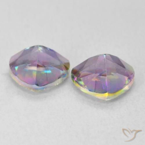 Shop natural 1.40ct Multicolore Quartz mystique gems, Trillion, from Brésil at GemSelect. In stock, global shipping!