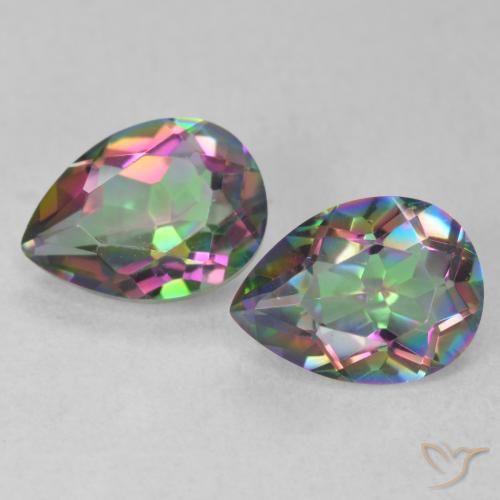 Shop natural 2.08ct Multicolore Quartz mystique gems, En forme de poire, from Brésil at GemSelect. In stock, global shipping!
