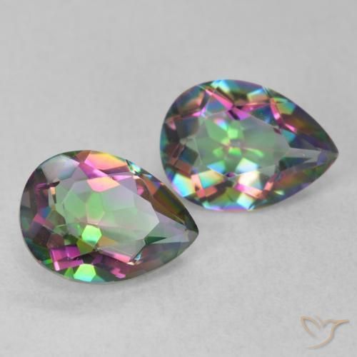 Shop natural 2.08ct Multicolore Quartz mystique gems, En forme de poire, from Brésil at GemSelect. In stock, global shipping!