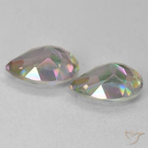 Shop natural 2.08ct Multicolore Quartz mystique gems, En forme de poire, from Brésil at GemSelect. In stock, global shipping!