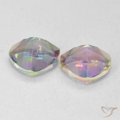 Shop natural 1.41ct Multicolore Quartz mystique gems, Trillion, from Brésil at GemSelect. In stock, global shipping!