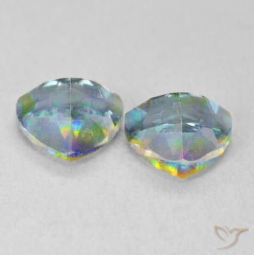 Shop natural 1.49ct Multicolore Quartz mystique gems, Trillion, from Brésil at GemSelect. In stock, global shipping!