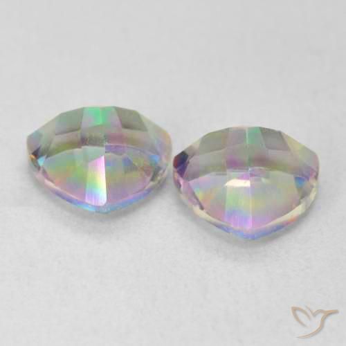 Shop natural 2.22ct Multicolore Quartz mystique gems, Trillion, from Brésil at GemSelect. In stock, global shipping!
