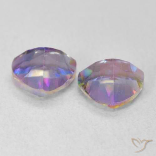 Shop natural 1.46ct Multicolore Quartz mystique gems, Trillion, from Brésil at GemSelect. In stock, global shipping!