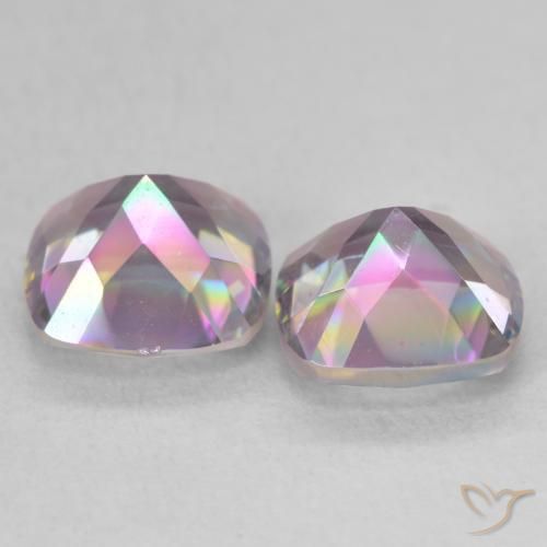 Shop natural 2.81ct Multicolore Quartz mystique gems, Coussin, from Brésil at GemSelect. In stock, global shipping!