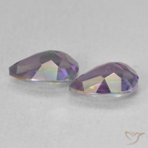 Shop natural 1.26ct Multicolore Quartz mystique gems, En forme de poire, from Brésil at GemSelect. In stock, global shipping!